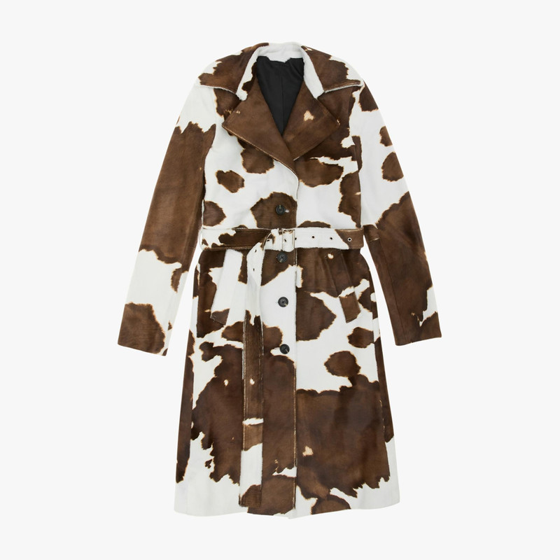 COWHIDE TRENCH COAT 1