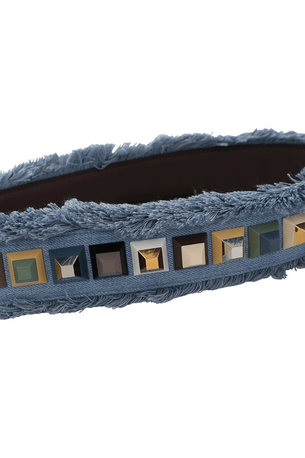 Studded Fringe Strap You Purse Strap - 4