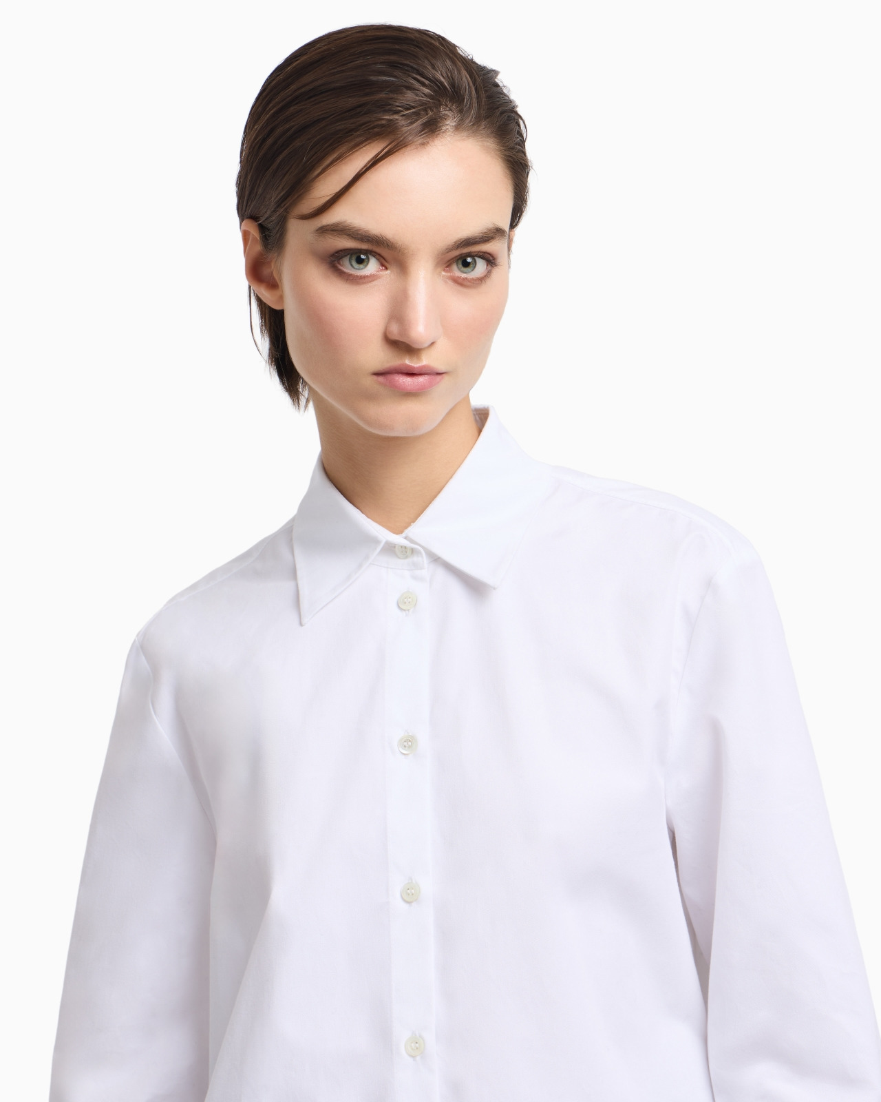 WINTER URBANISM CAPSULE COLLECTION POLISHED COTTON OVERSIZED SHIRT - 5