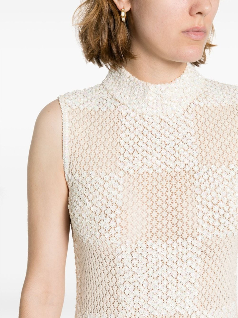 sequin-embellished knit dress 5