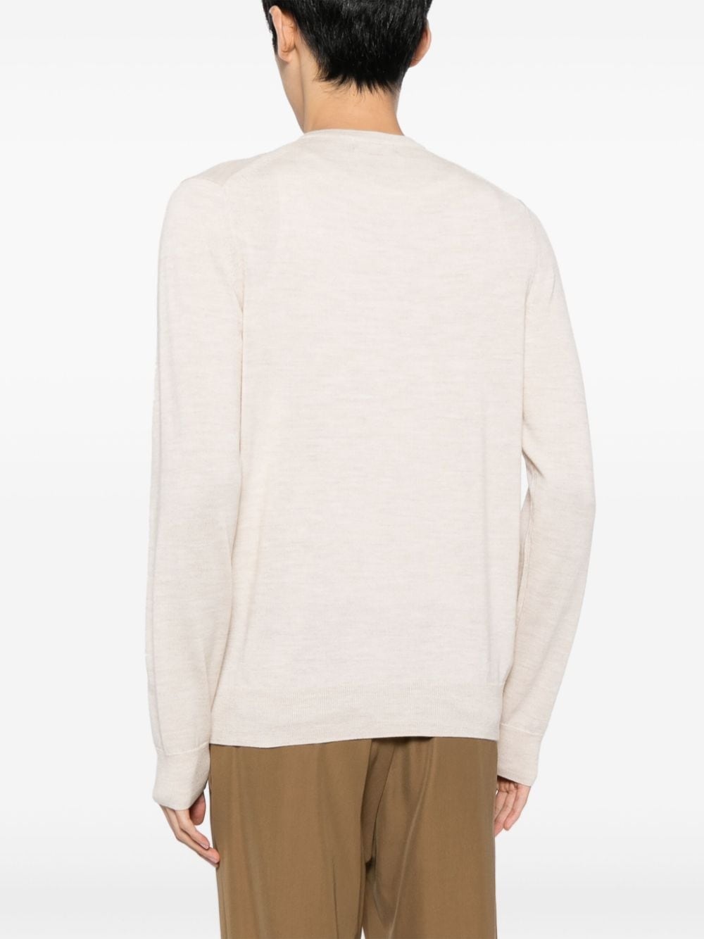 classic crew-neck jumper - 4