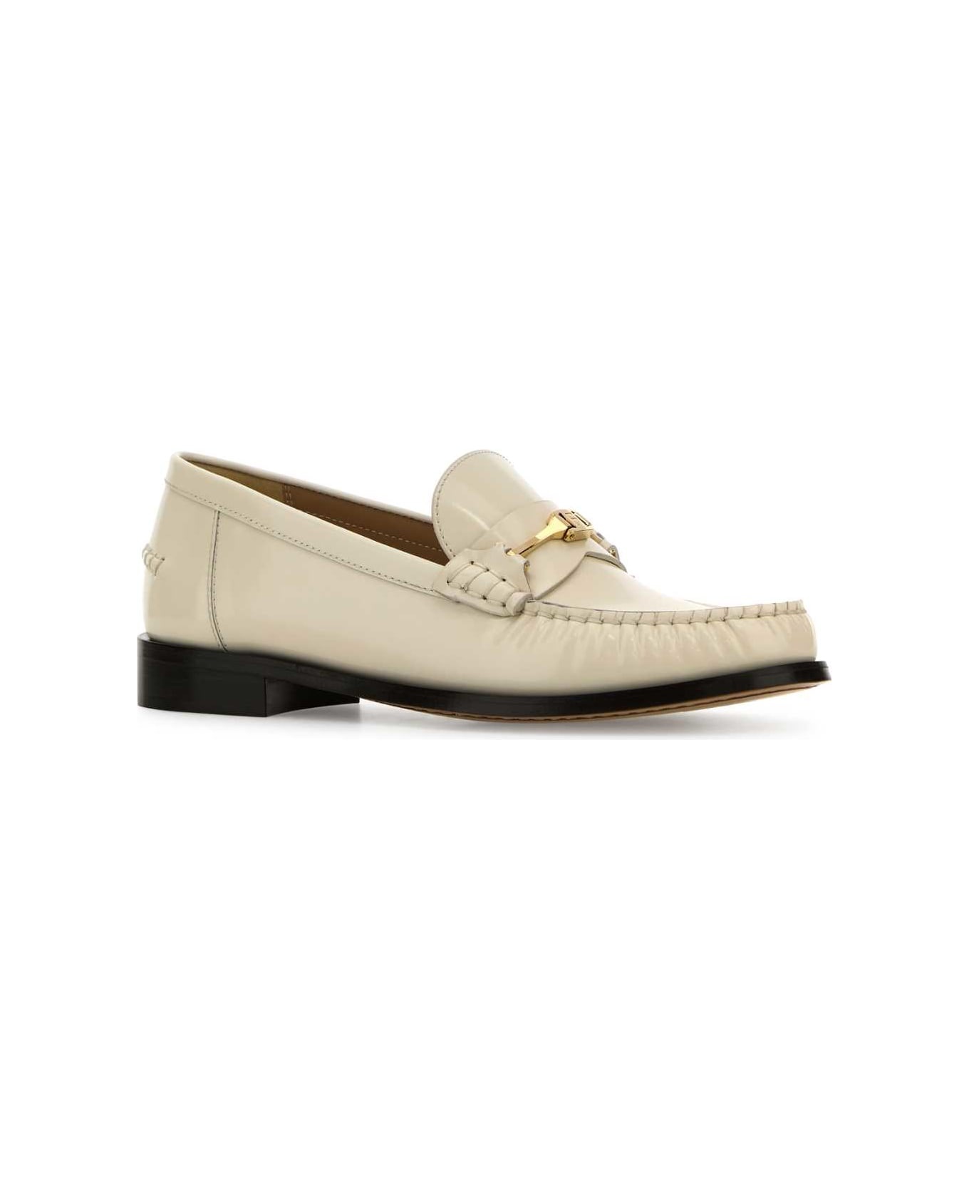 Ivory Leather Harry Loafers - 2