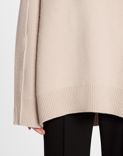 Lanvin WOOL AND CASHMERE ROUND-NECK CAPE SWEATER outlook