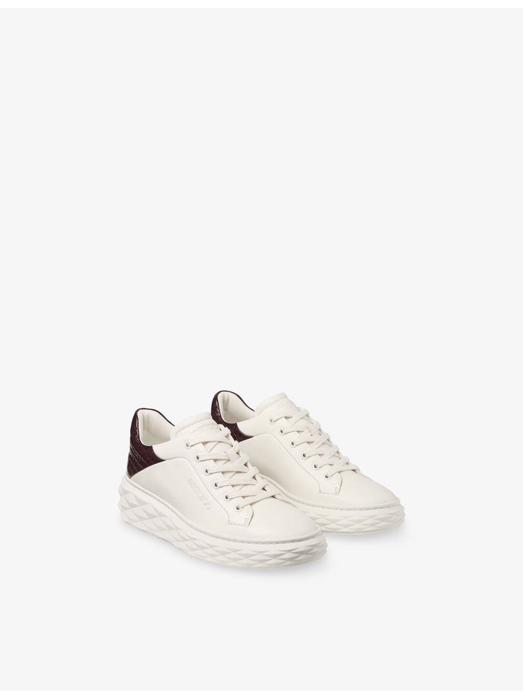 Diamond Maxi F II Leather Low-Top Trainers - 3