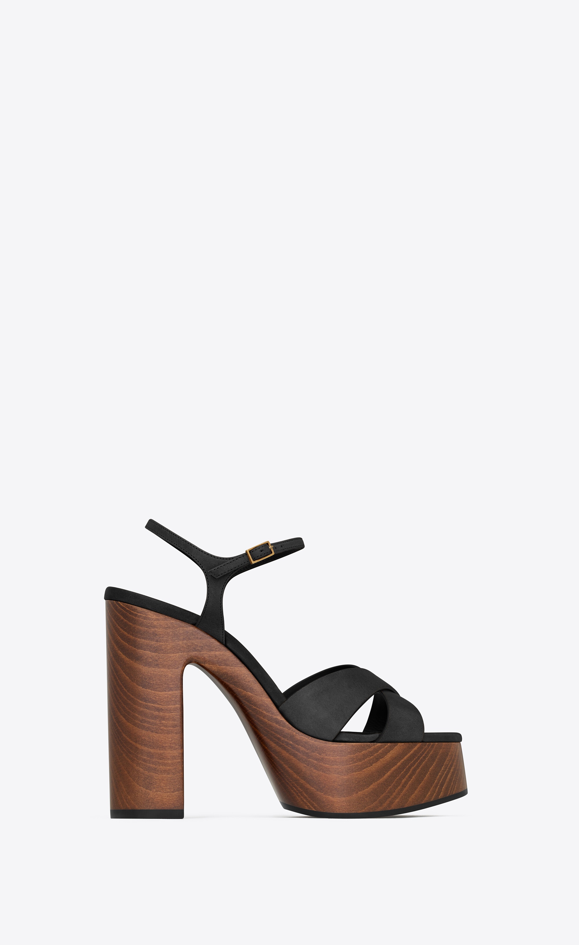 bianca platform sandals in smooth leather - 1