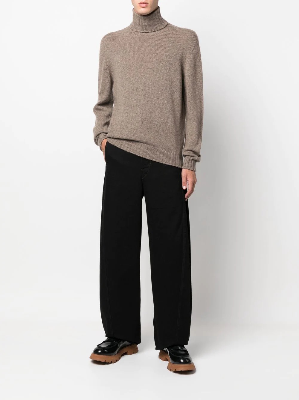 cashmere roll-neck jumper - 2