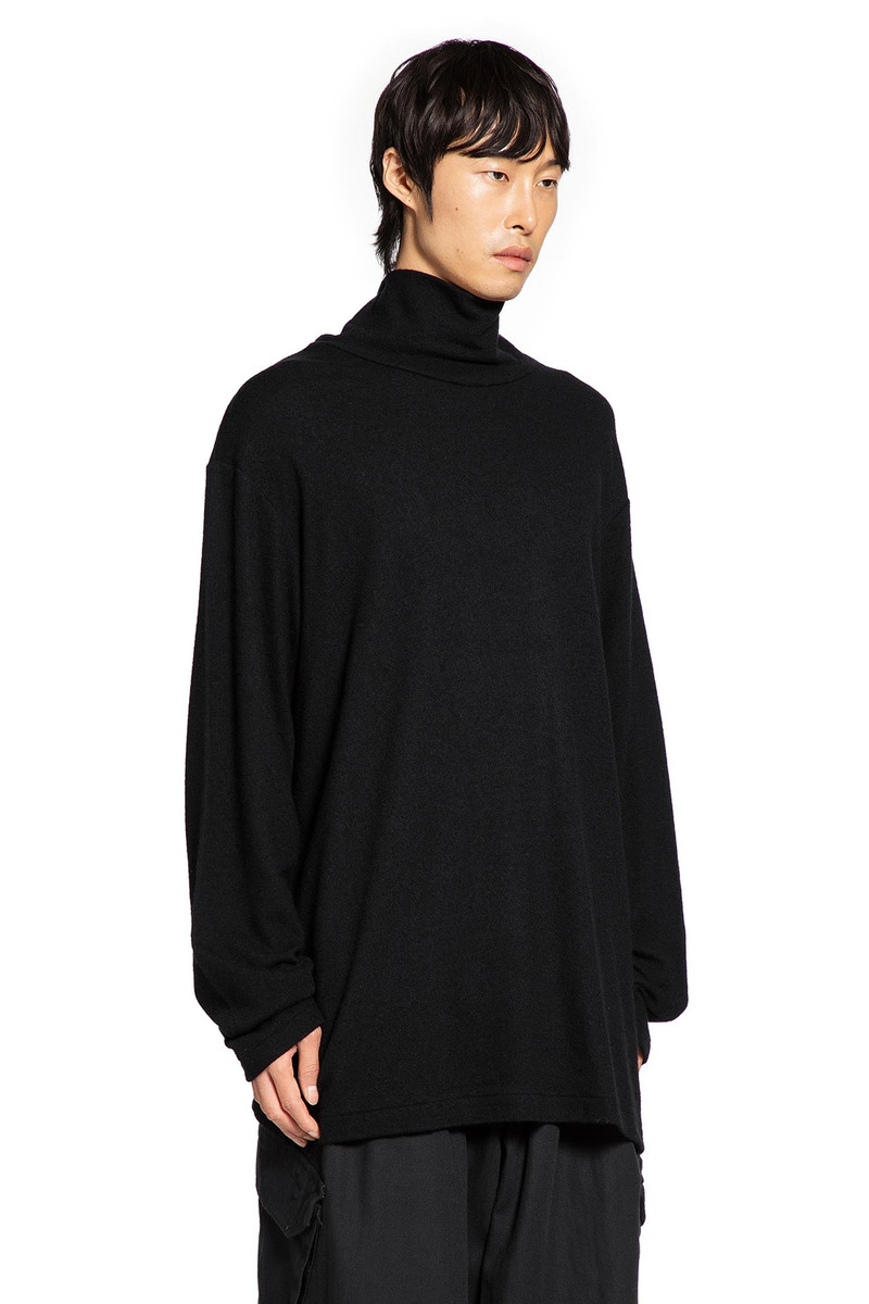 Yohji Yamamoto Wool Turtleneck Long Sleeve Top outlook