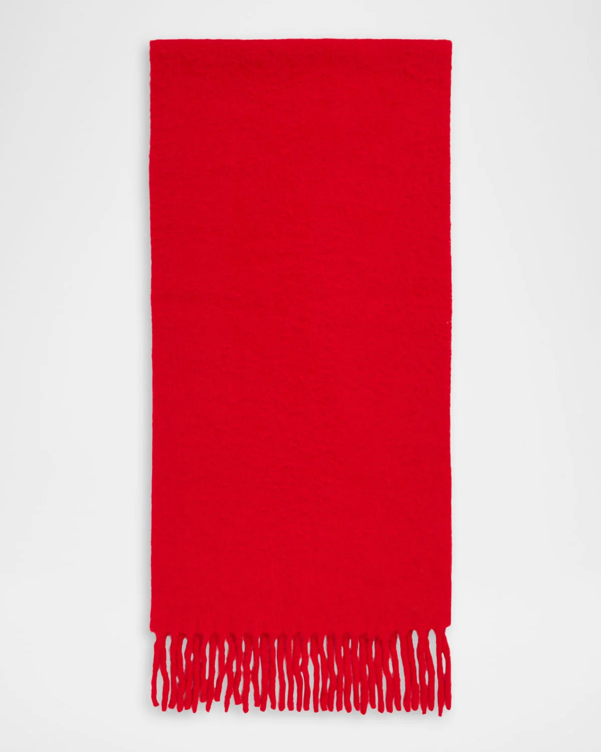 Fuzzy Alpaca-Blend Scarf - 1