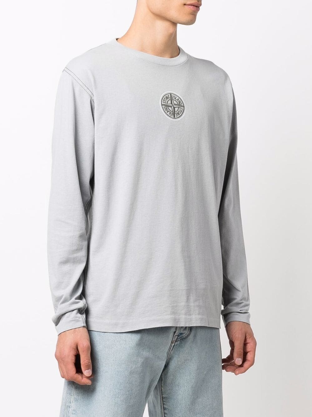 logo-print long-sleeved T-shirt - 4