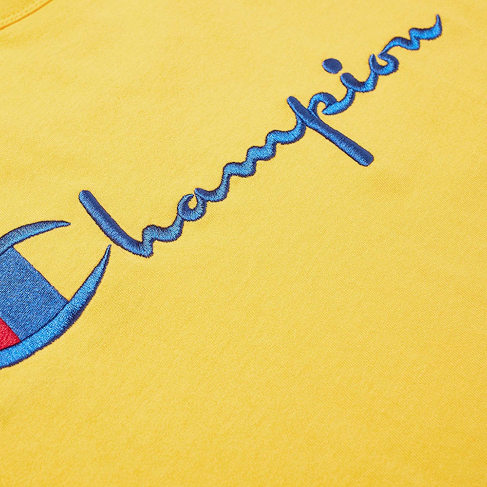 Champion Reverse Weave Script Back Logo Tee - 4