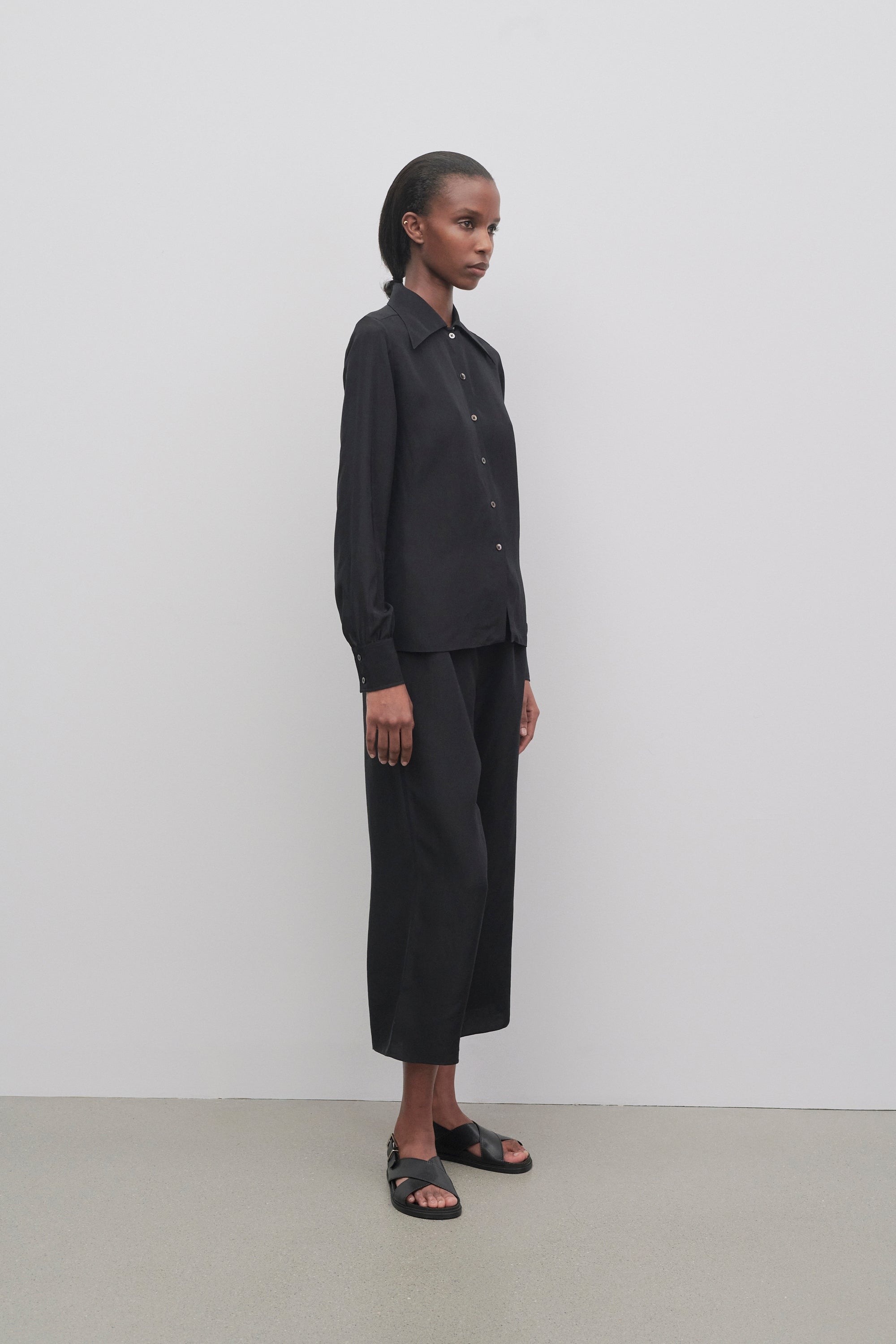 Jubin Pant in Silk - 4