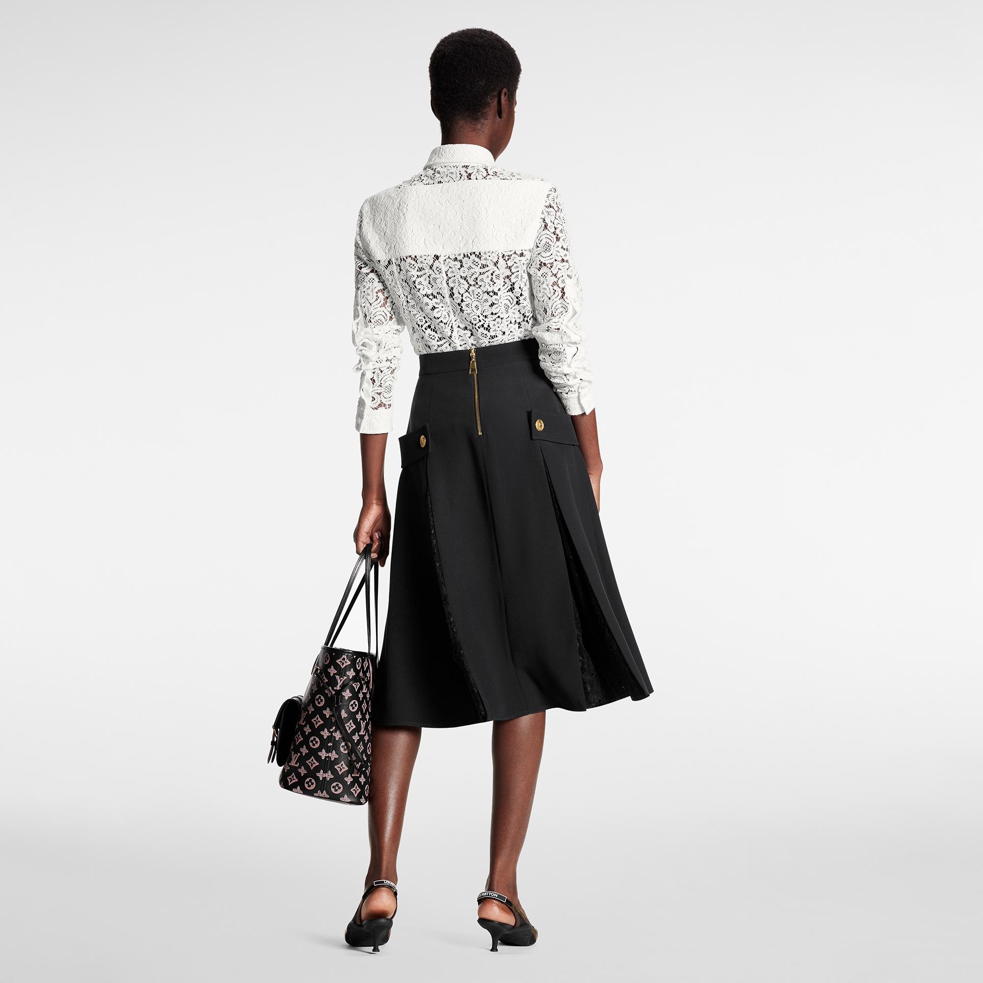 Preppy Martingale Midi Skirt - 3