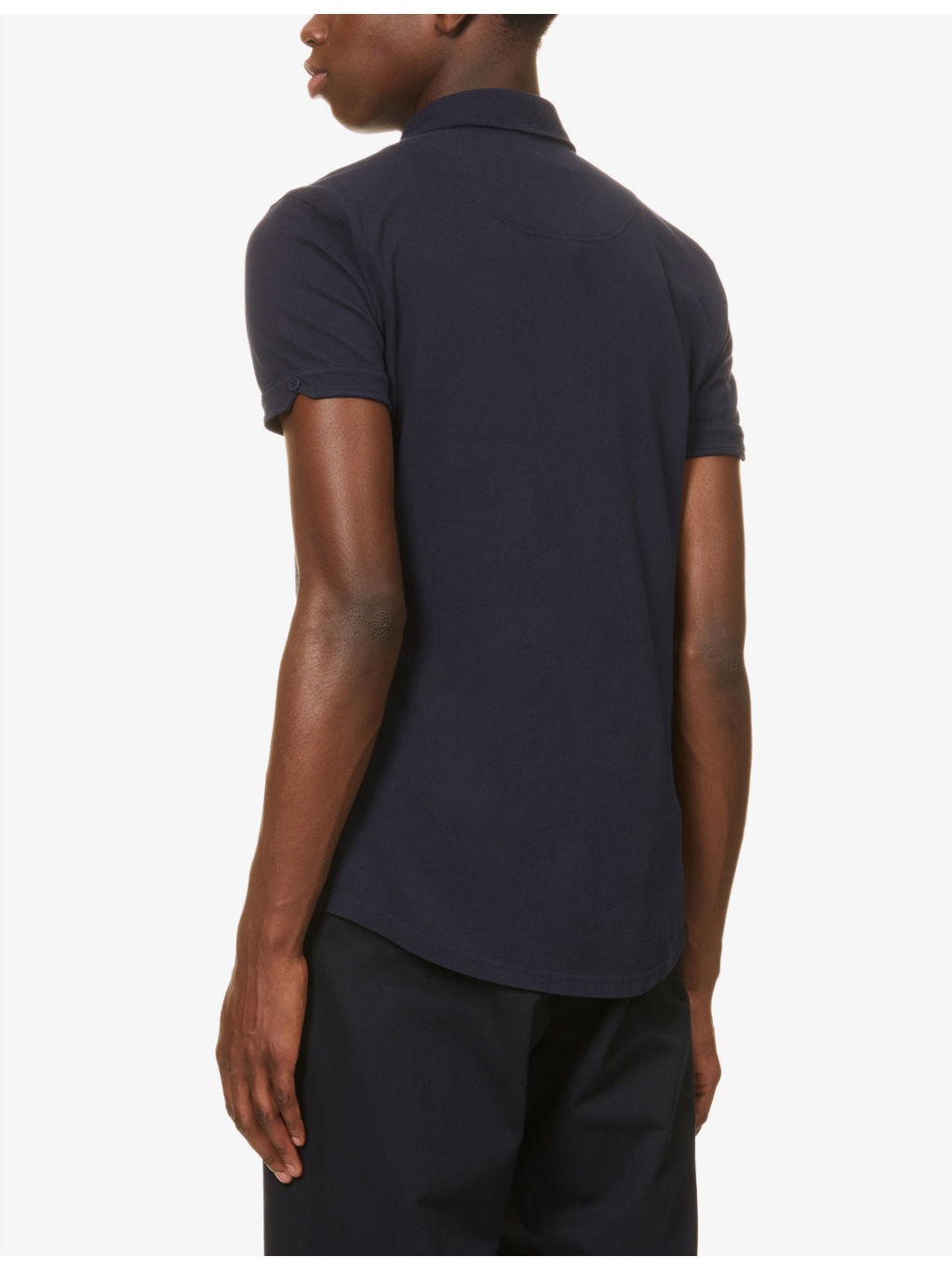 Sebastian regular-fit cotton-jersey polo shirt - 4