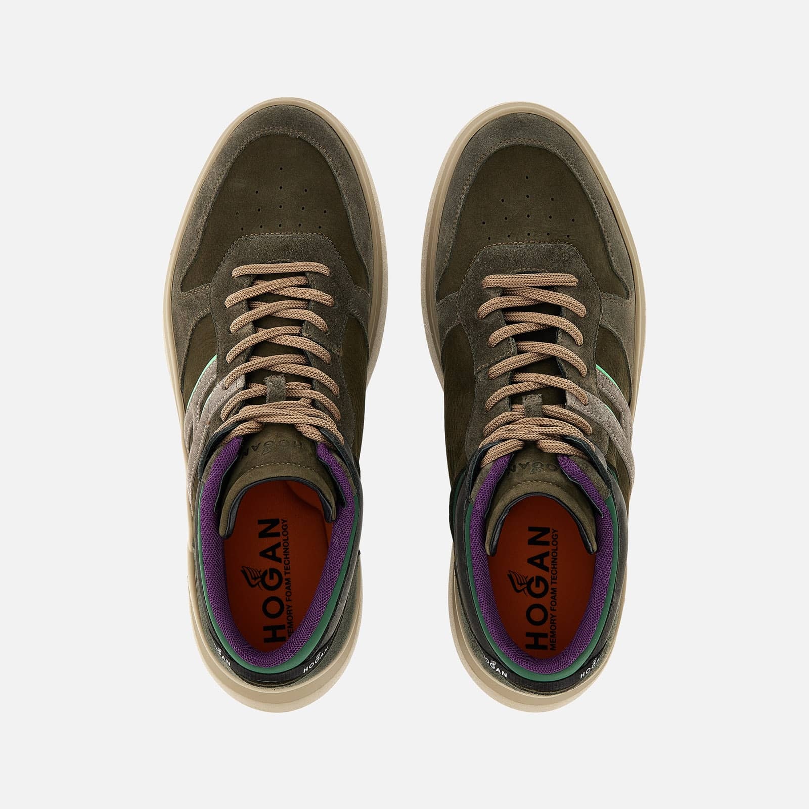 Sneakers Hogan H580 Mid-Top Green - 4