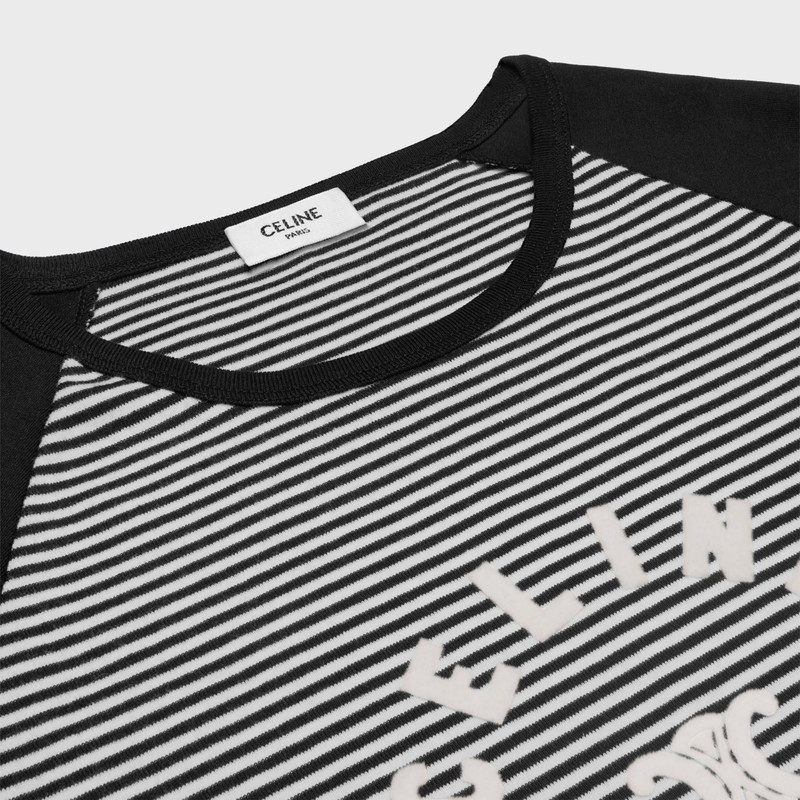 Celine Triomphe t-shirt in cotton jersey 3