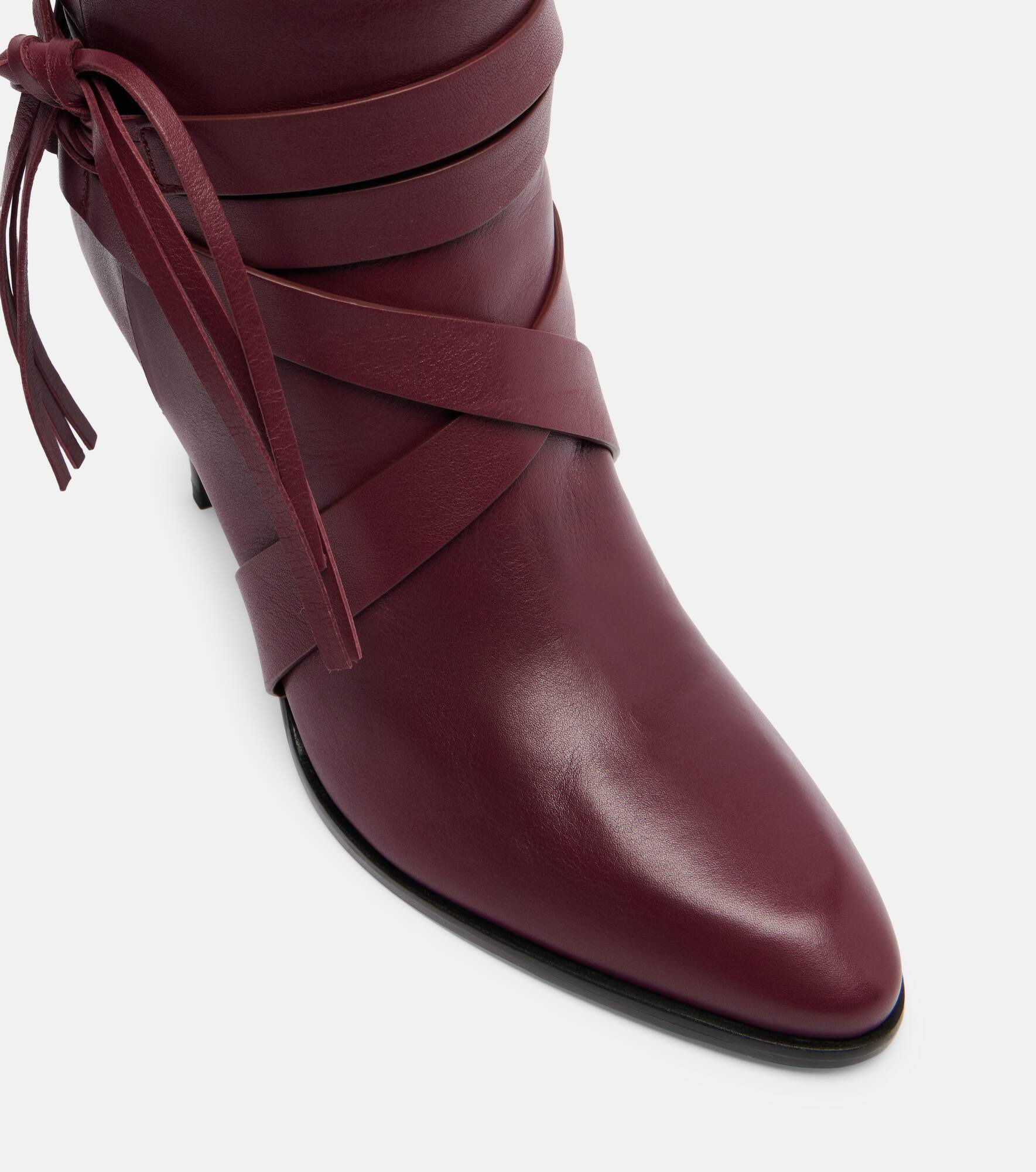 Analui 90 leather knee-high boots - 5