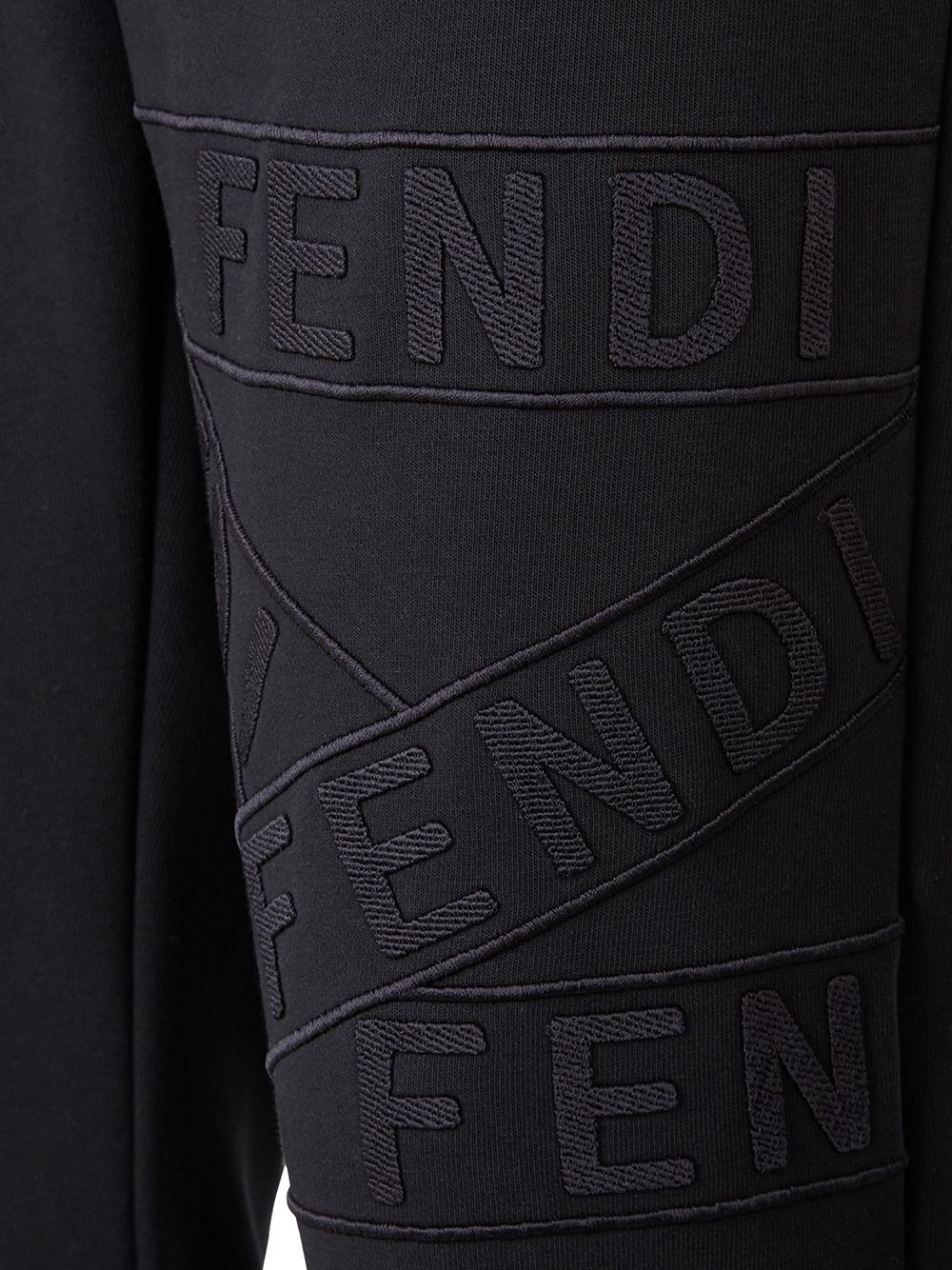 embroidered logo track pants - 3