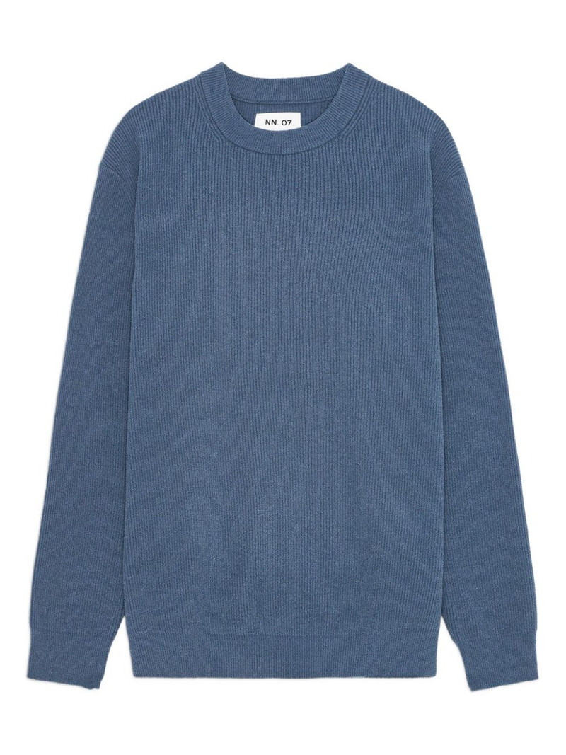 ribbed crew-neck sweater 1