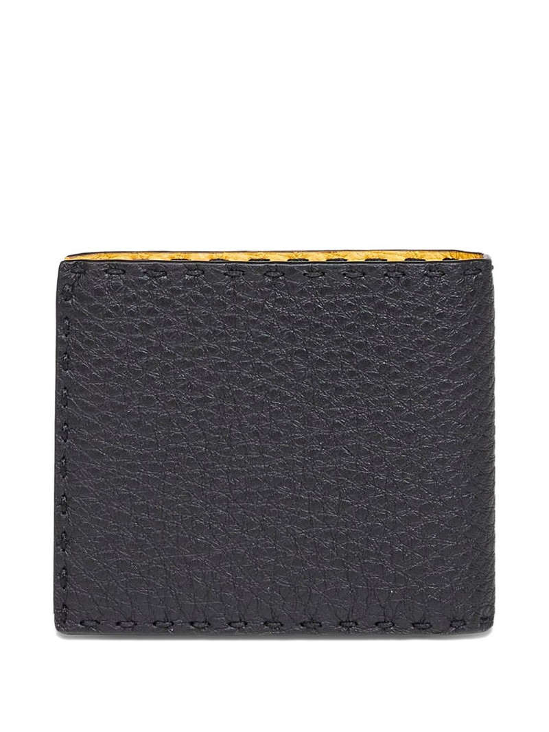 FENDI Roma logo stitched leather wallet outlook