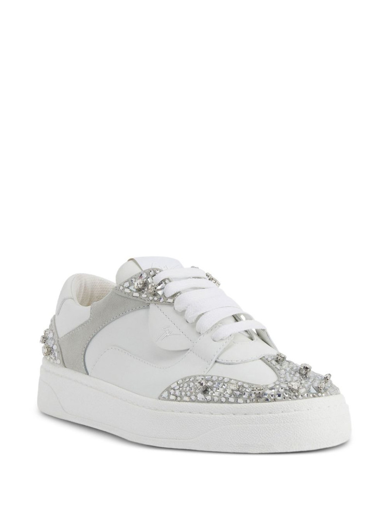 Giuseppe Zanotti GZ94 bead-rhinestone sneakers outlook