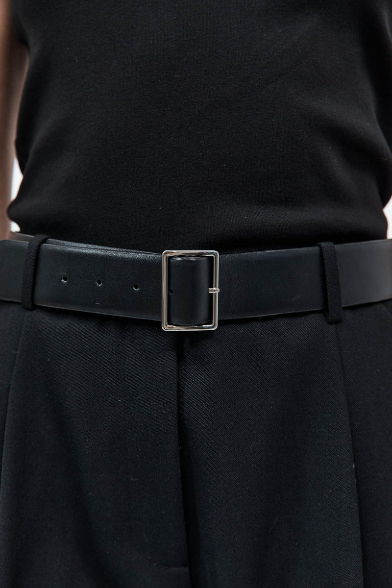 ST. AGNI Classic Homme Belt - Black outlook
