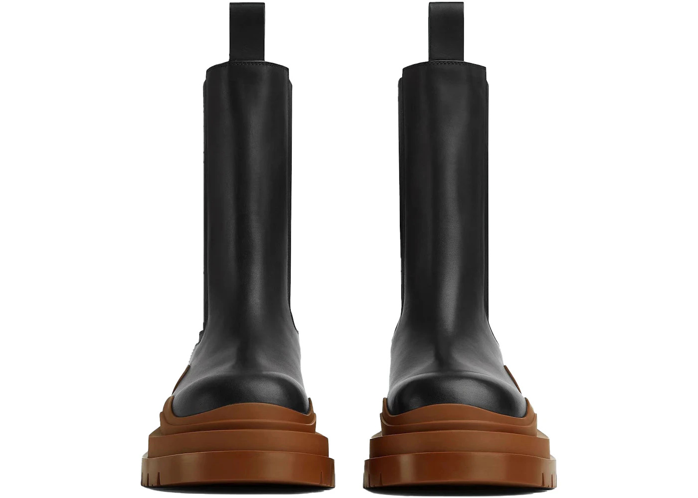 Bottega Veneta Tire Boots Black Cognac - 2