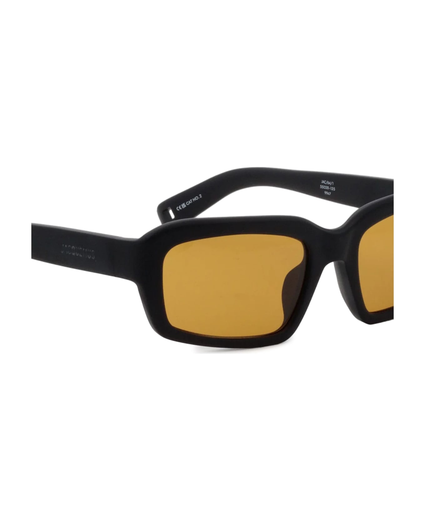 Marino - Matte Black / Amber Lens Sunglasses - 3