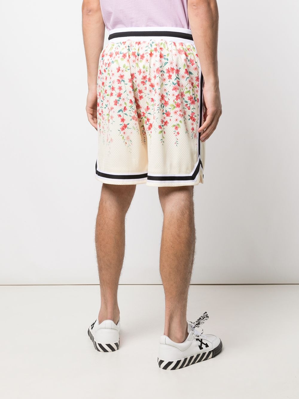 Game floral-print mesh shorts - 4