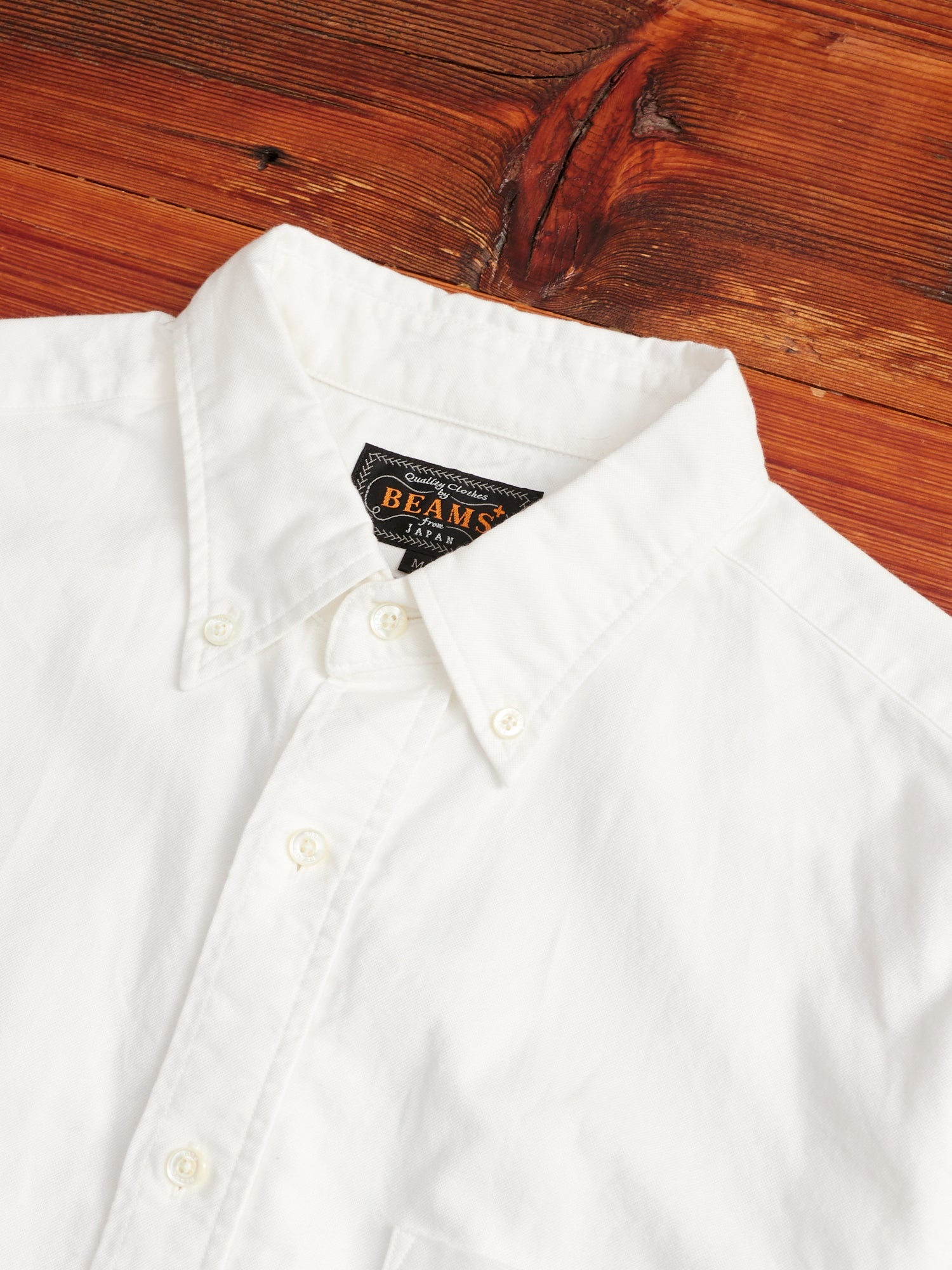 Oxford Button-Down Shirt in White - 3