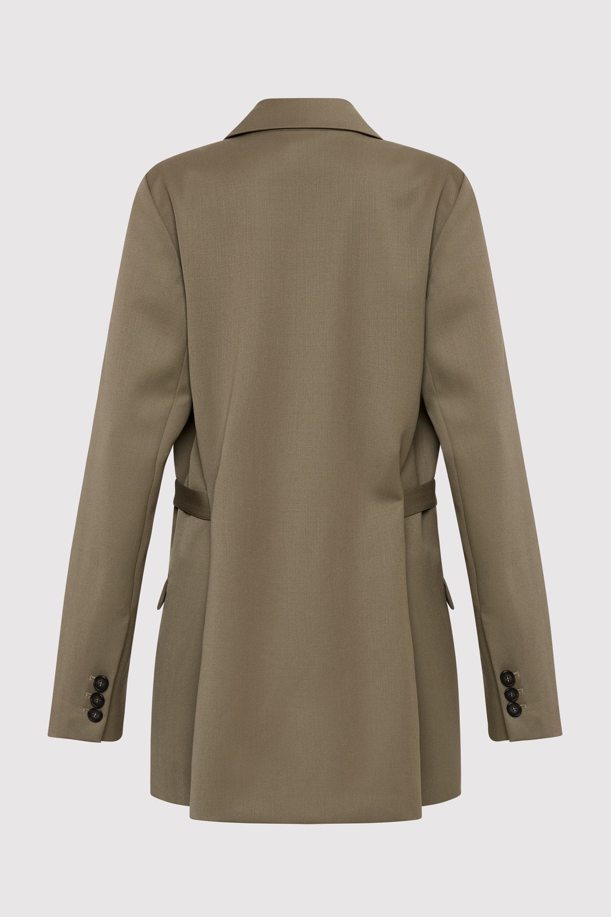 Belt Detail Blazer - Kelp - 7