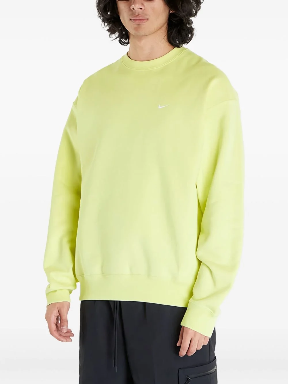 Nike Solo Swoosh 남자의 Fleece 승무원 - 1