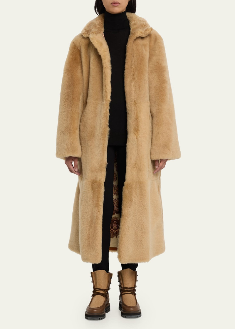 Loro Piana Mid Shearling Coat outlook