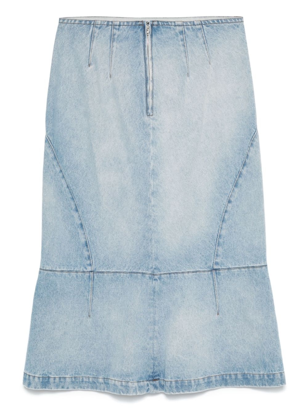 Denim midi skirt - 2