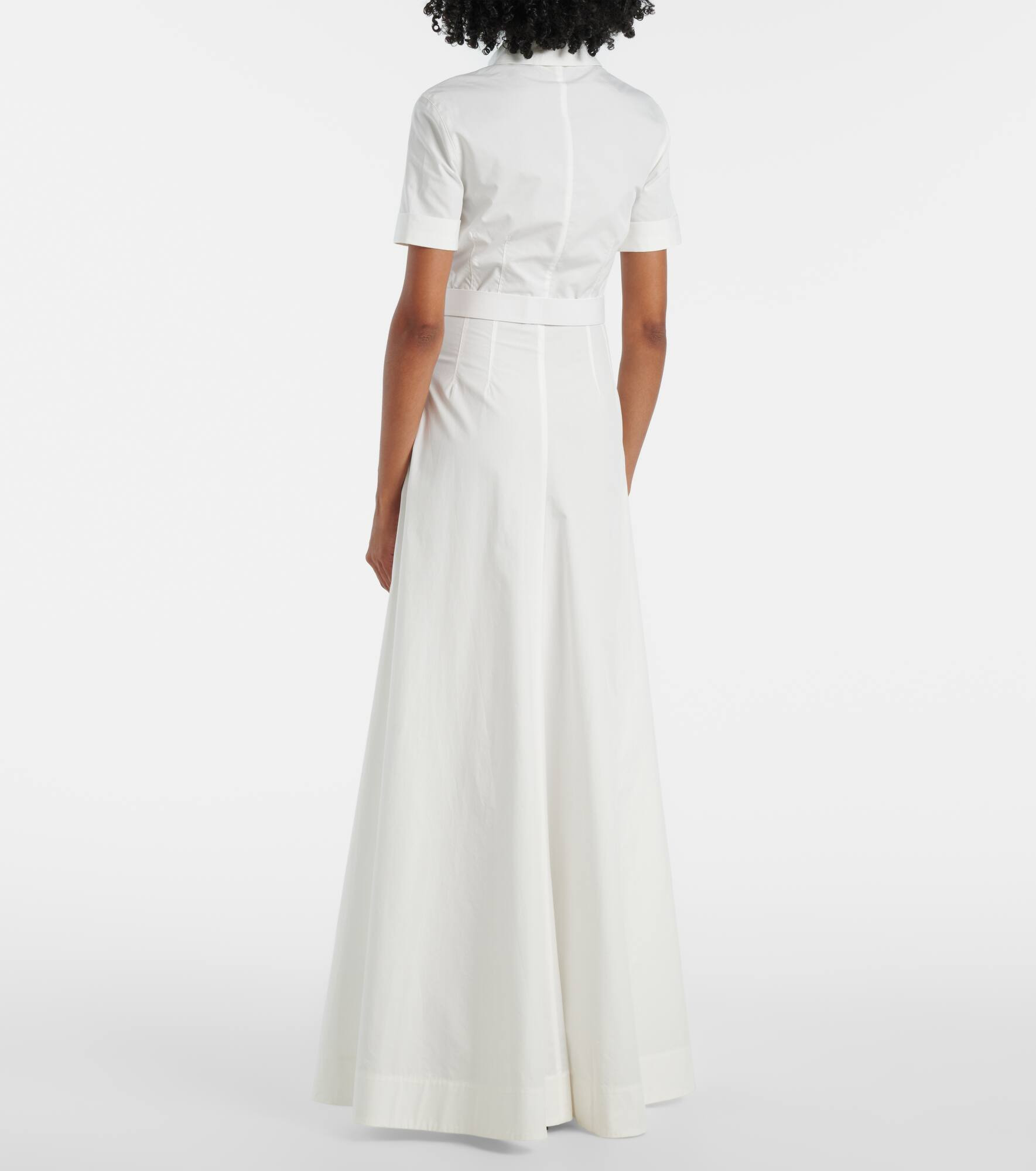 Cotton poplin shirt dress - 3