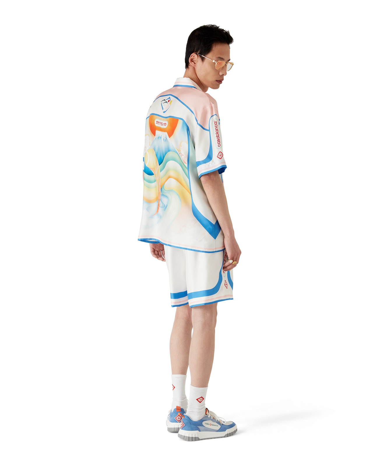 Fuji Dream Silk Shorts | Casablanca Paris - 3