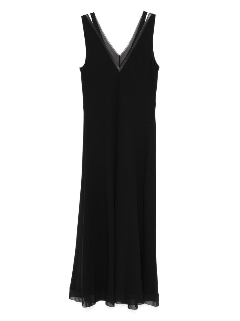 Vince crepe midi dress outlook