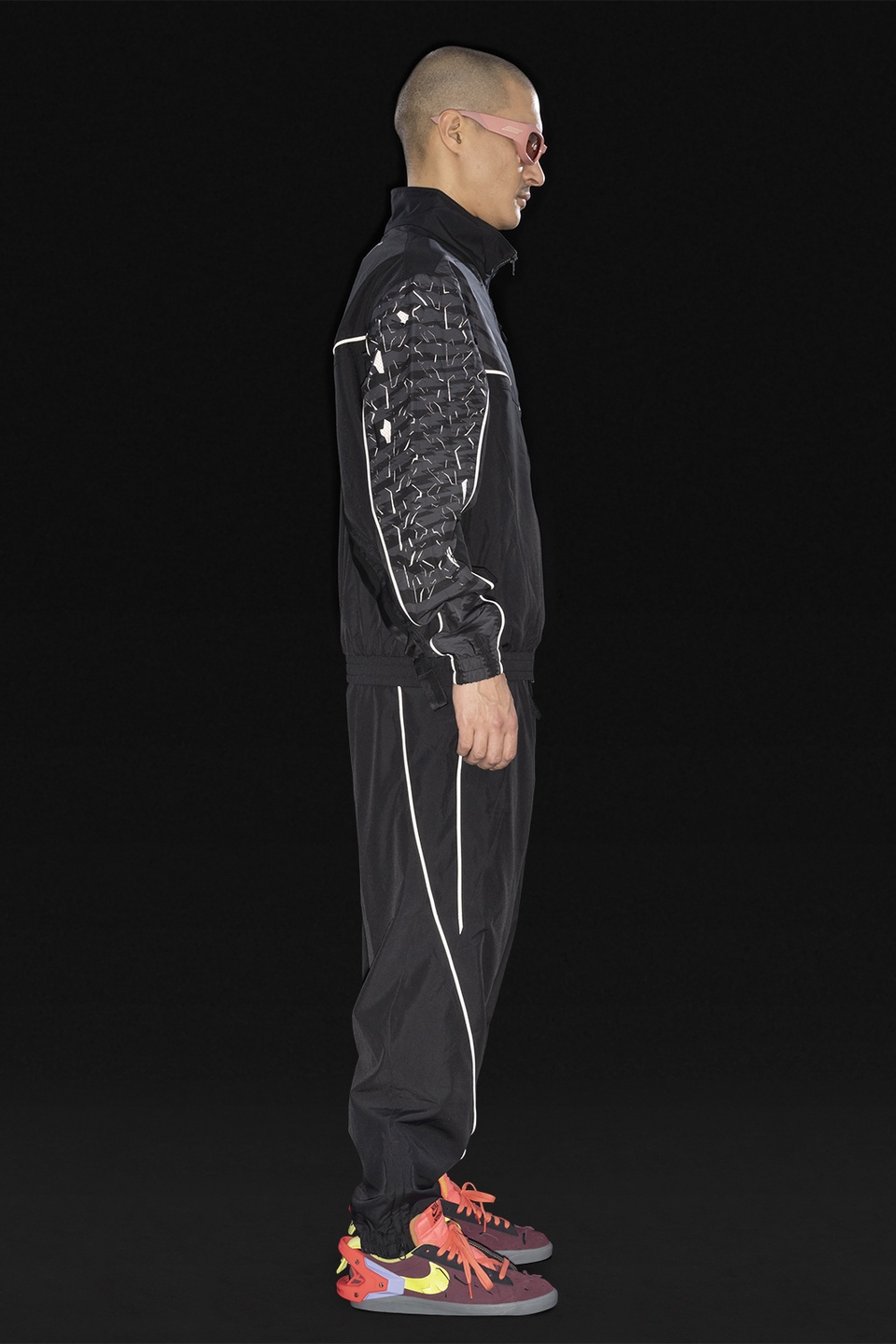 GGG-J2-010 Nike® Acronym® Track Jacket Woven Black/Black - 19