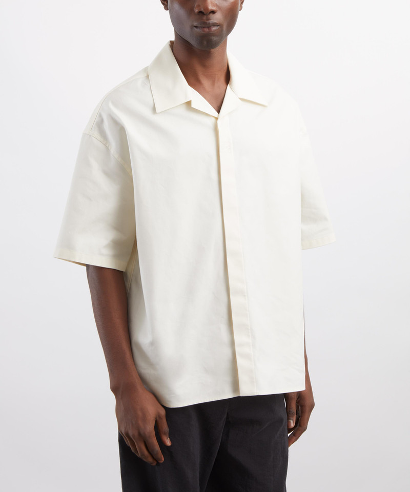Loewe White Cotton Twill Shirt outlook