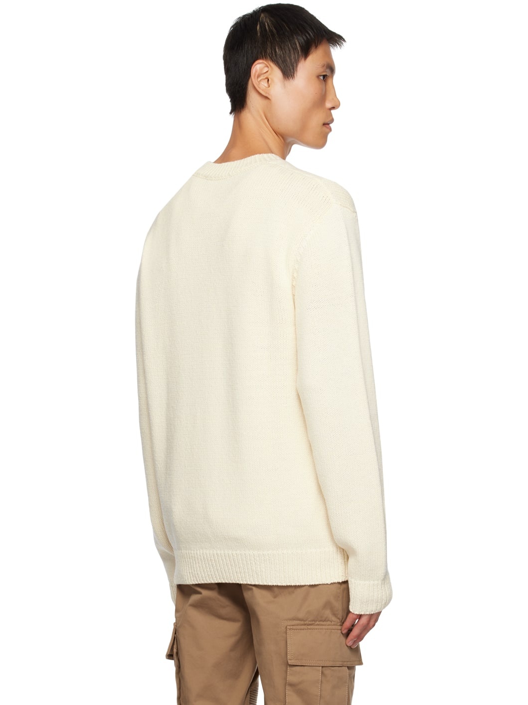 Off-White Jacquard Sweater - 3