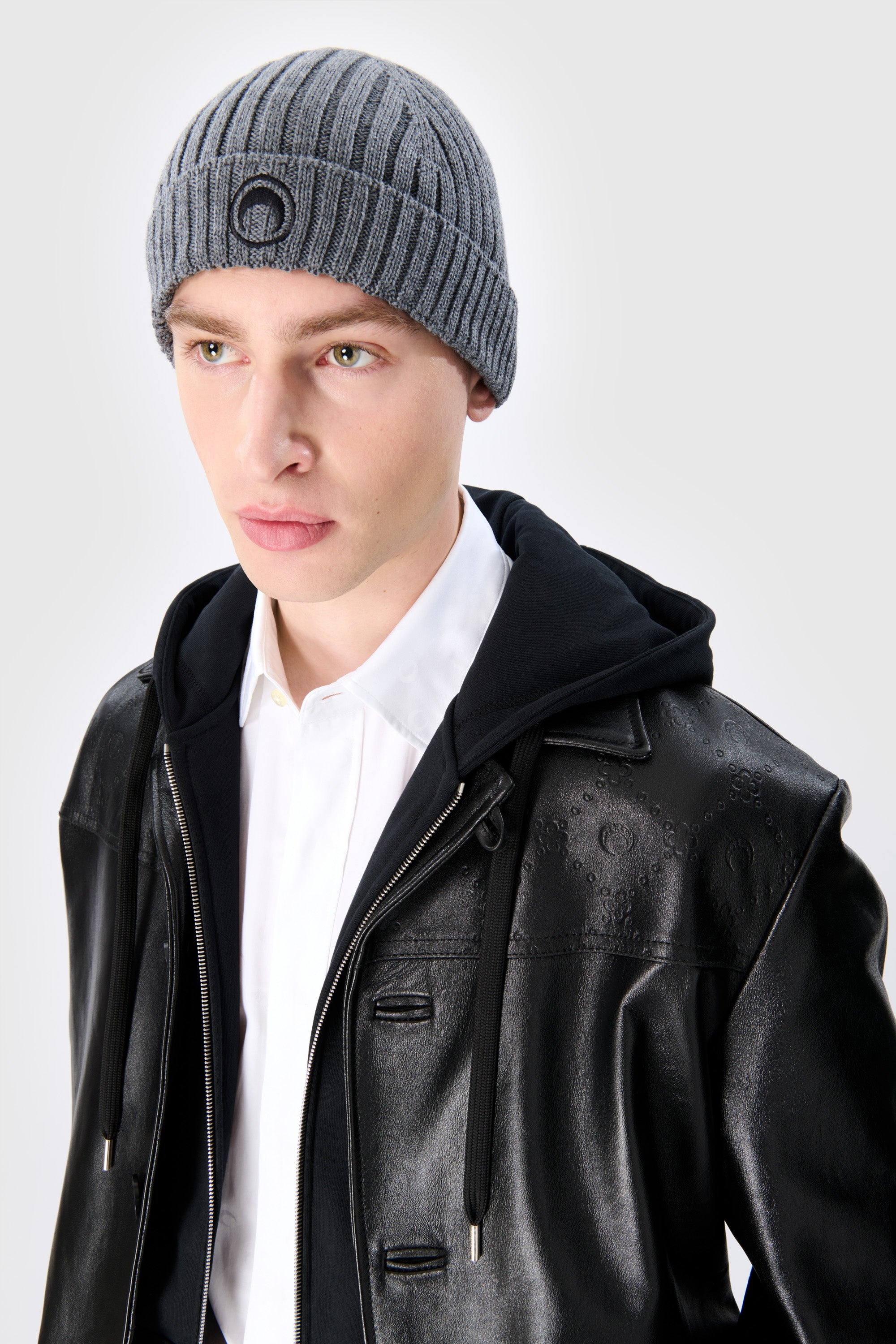 Moon Logo Knit Beanie - 2