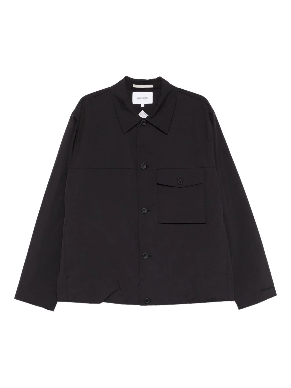 buttoned pocket shirt jacket - 1