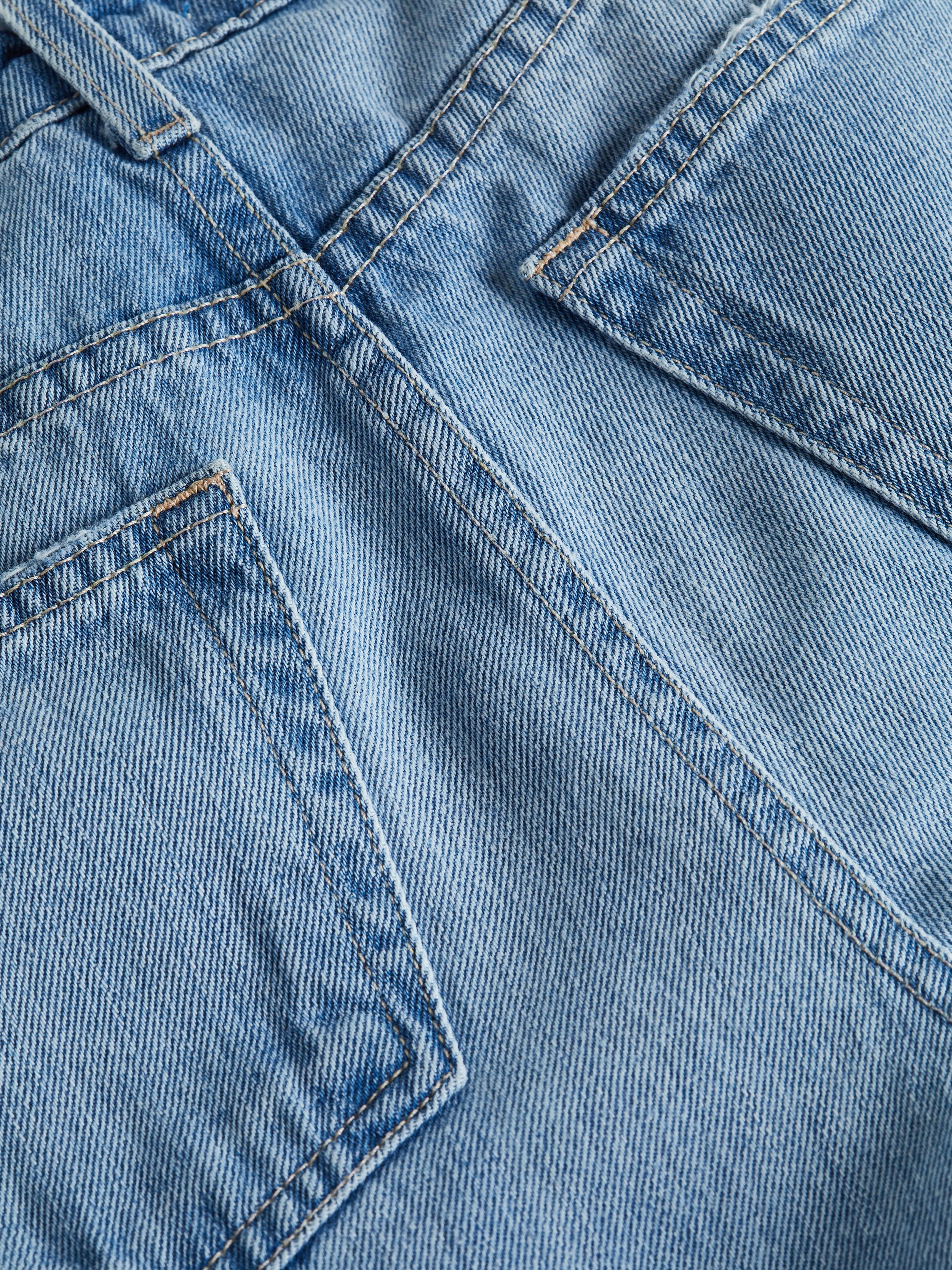 Miley Cuffed Wide-Leg Jean - 6