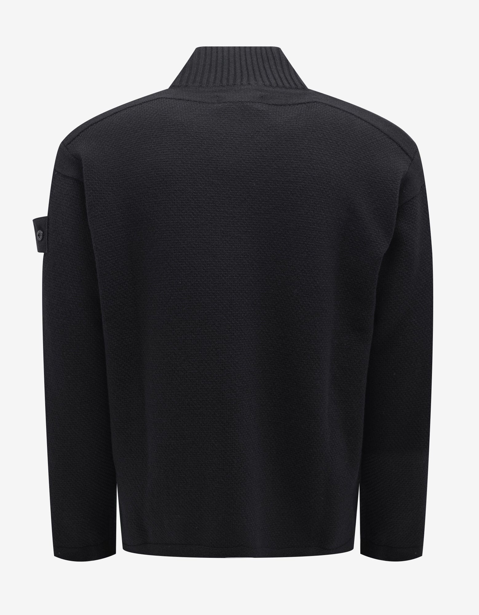 Black Roll-neck Sweater - 2