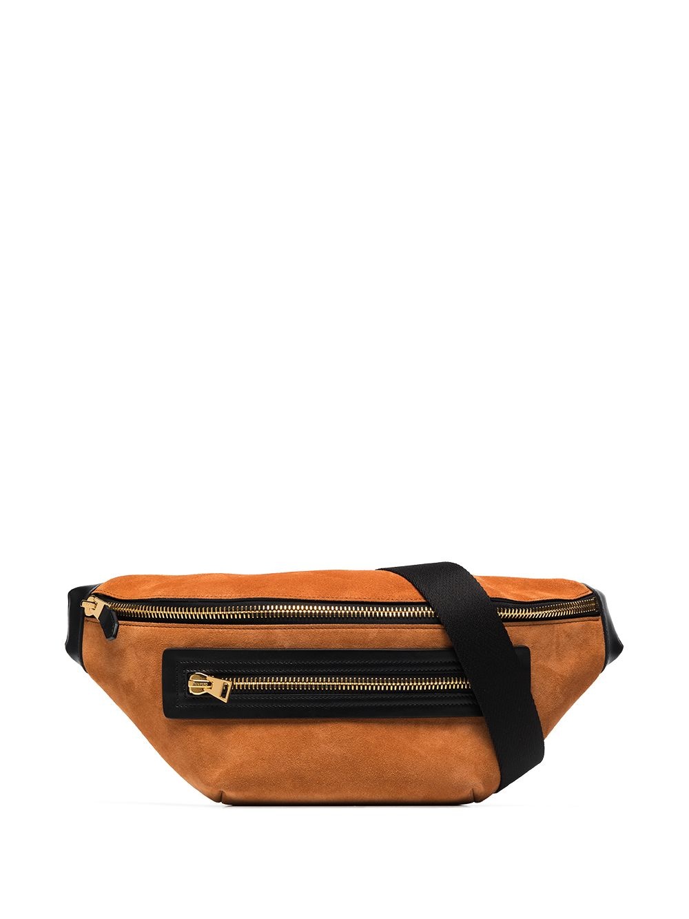 brushed suede belt bag - 1