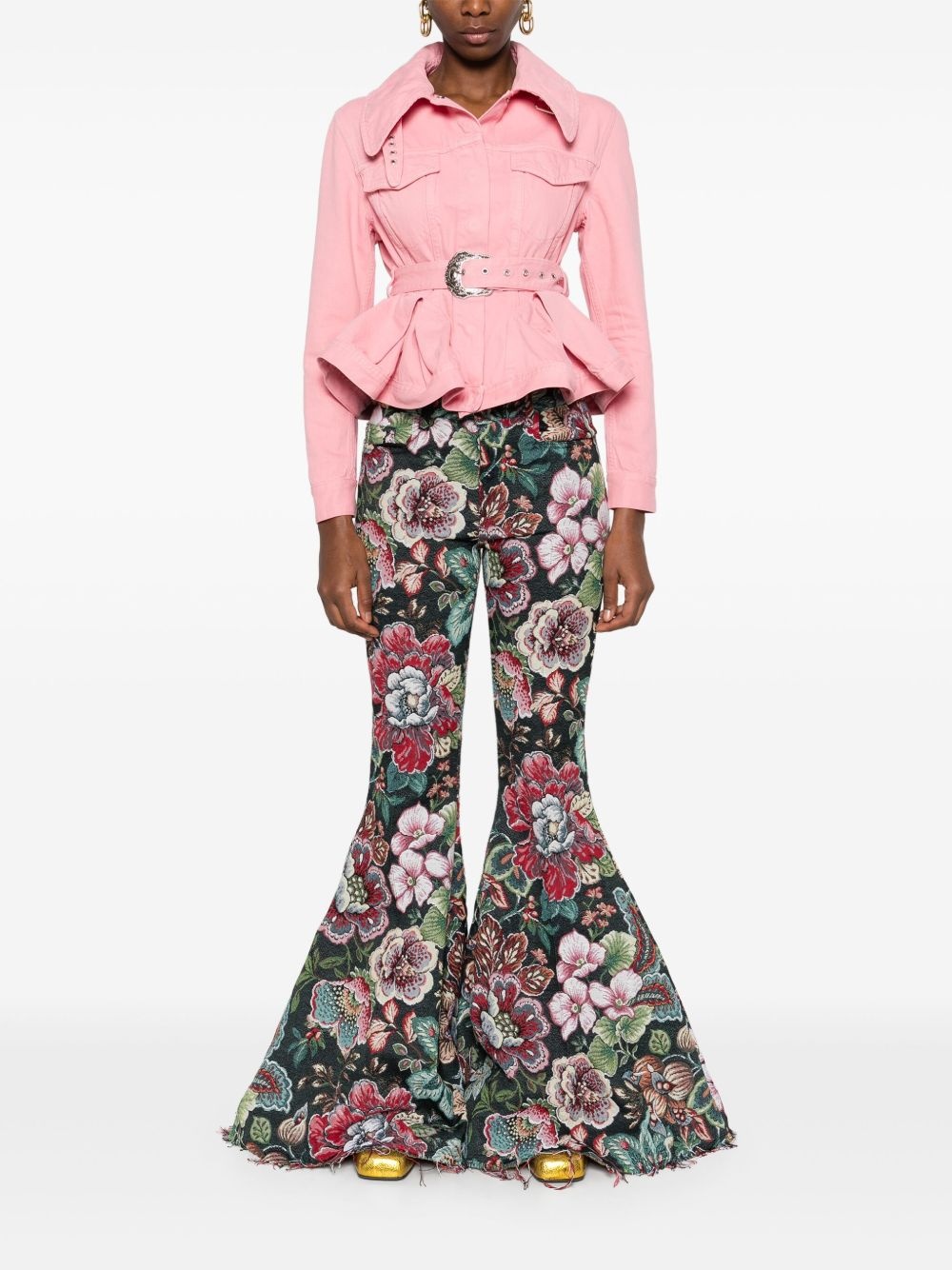 belted jacket - 2