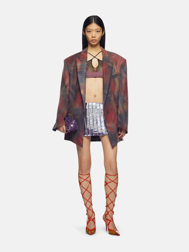 THE ATTICO ''RUE'' LAVENDER MINI SKIRT outlook