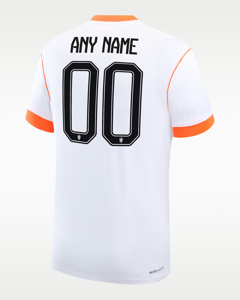 Netherlands 2026/27 Match Away Men's Nike Aero-FIT Soccer Authentic Custom Jersey By You 1