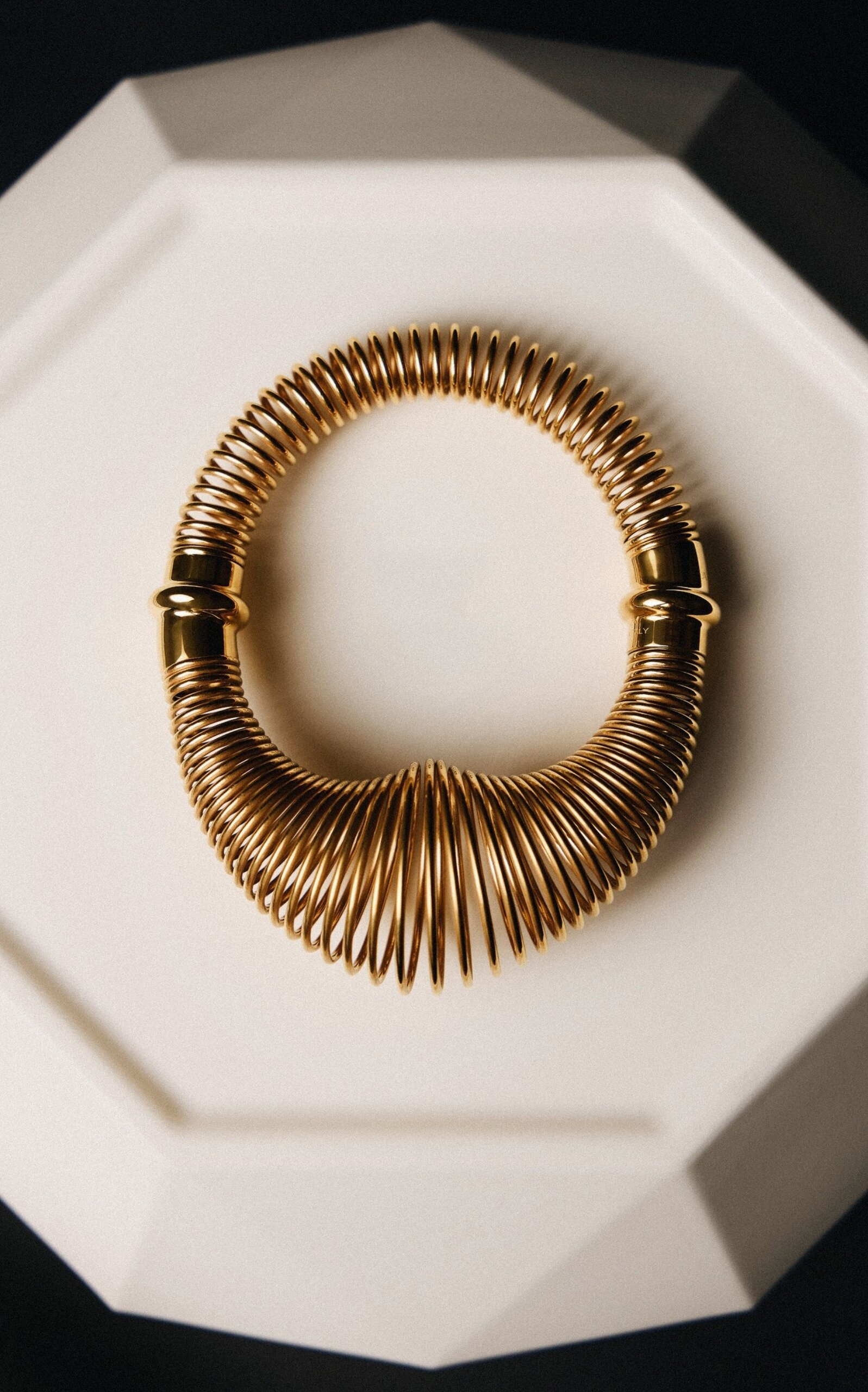 Gold-Tone Spiral Bracelet gold - 2