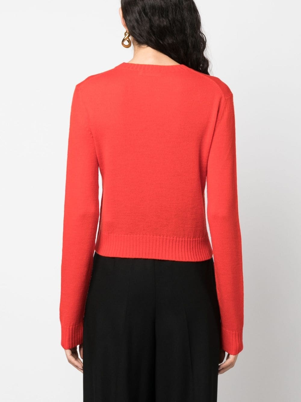 crew-neck wool jumper - 4