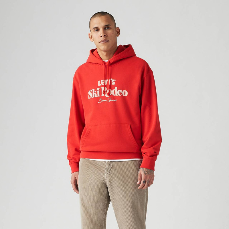 RELAXED FIT GRAPHIC HOODIE SWEATSHIRT 2